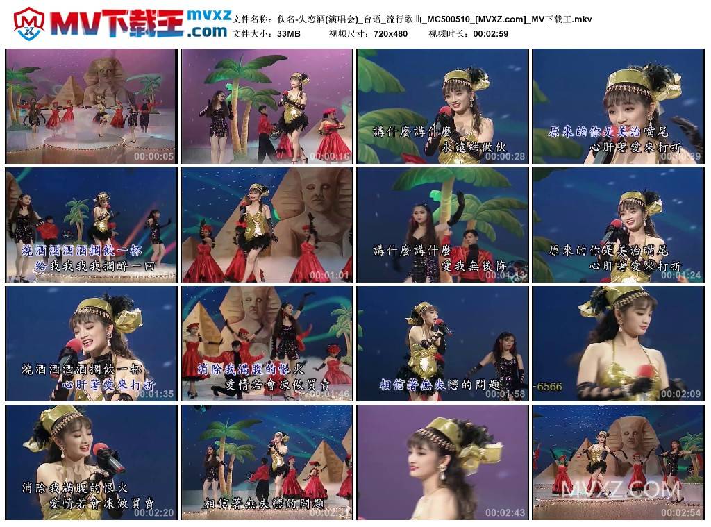 佚名-失恋酒(演唱会)_台语_流行歌曲_MC500510
